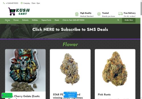 kushcart.com capture - 2025-05-16 11:12:54