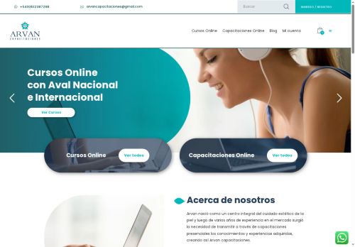 arvancapacitaciones.com capture - 2025-05-16 12:56:39