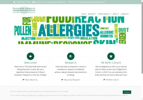 allergyresearch.org.uk capture - 2025-05-16 13:57:52