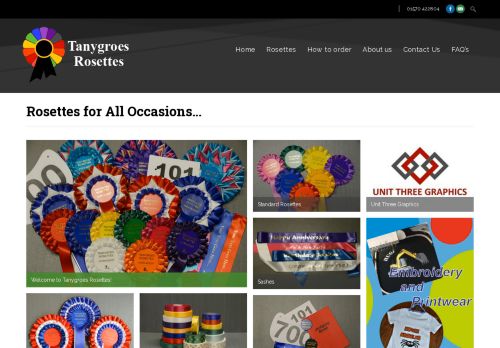 tanygroesrosettes.co.uk capture - 2025-05-16 13:58:48