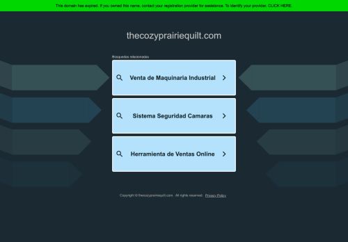 thecozyprairiequilt.com capture - 2025-05-16 15:03:10