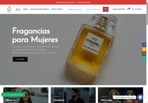 fraganciasv.com capture - 2025-05-16 22:59:49