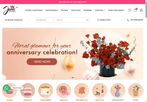 juneflowers.com capture - 2025-05-17 02:26:53