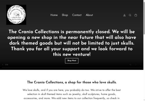 thecraniocollections.com capture - 2025-05-17 05:16:00