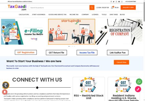 taxgaadi.com capture - 2025-05-17 05:18:07