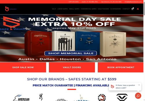 safeandvaults.com capture - 2025-05-17 07:19:57