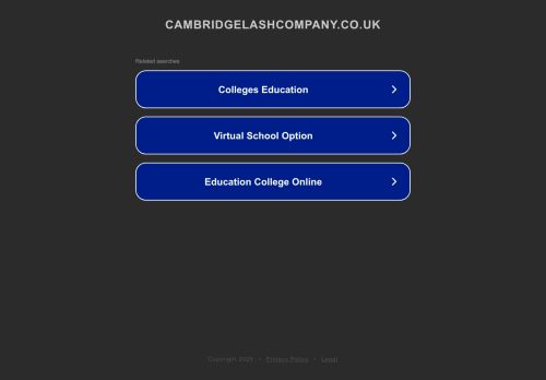 cambridgelashcompany.co.uk capture - 2025-05-17 08:17:20
