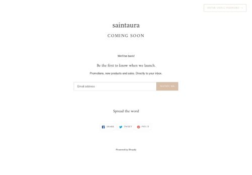 mysaintaura.com capture - 2025-05-17 08:21:33