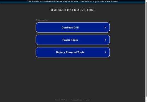 black-decker-18v.store capture - 2025-05-17 10:57:38