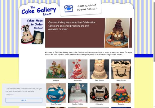 thecakegallerydirect.co.uk capture - 2025-05-17 13:18:23