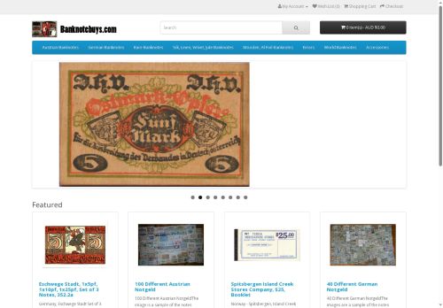 banknotebuys.com capture - 2025-05-17 13:26:11