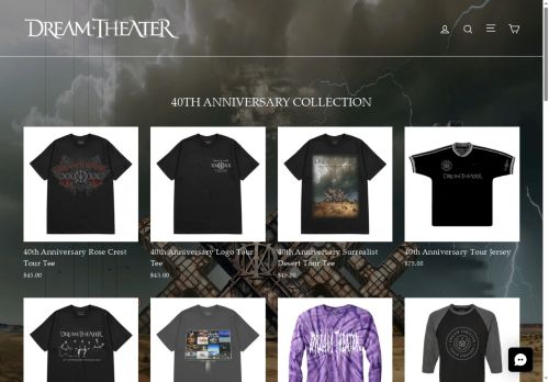 dreamtheater.store capture - 2025-05-17 14:35:26