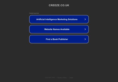 creeze.co.uk capture - 2025-05-17 18:04:43