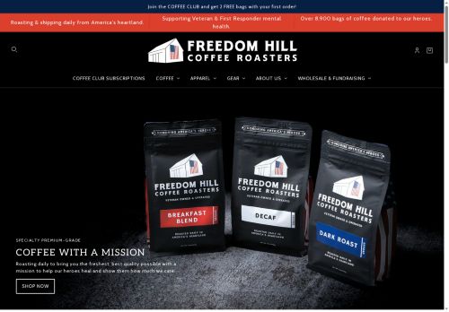 freedomhillcoffee.com capture - 2025-05-17 18:44:47
