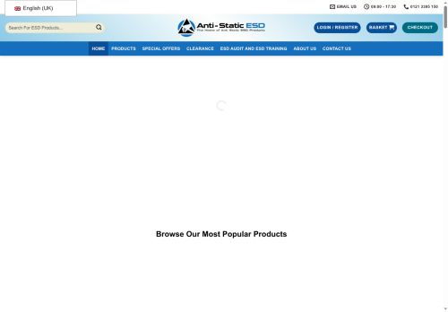 antistaticesd.co.uk capture - 2025-05-18 00:08:09