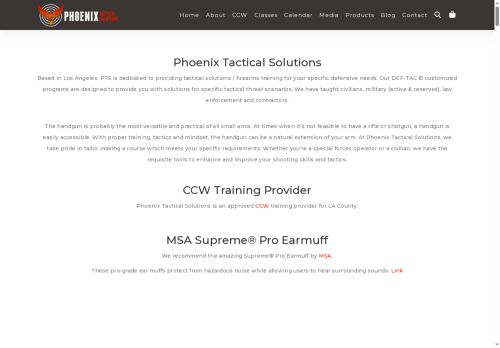 phoenixtacticalsolutions.com capture - 2025-05-18 02:09:05
