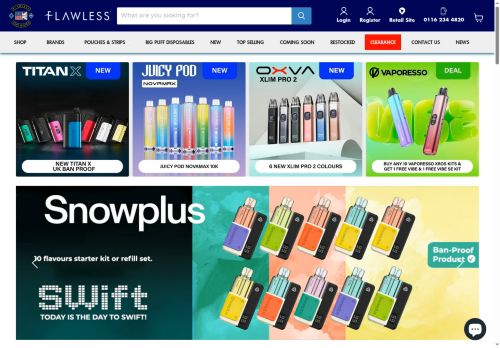Flawless UK Vape Distribution capture - 2025-05-18 02:11:38