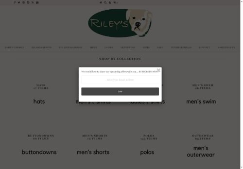 shoprileysclothing.com capture - 2025-05-18 03:35:01