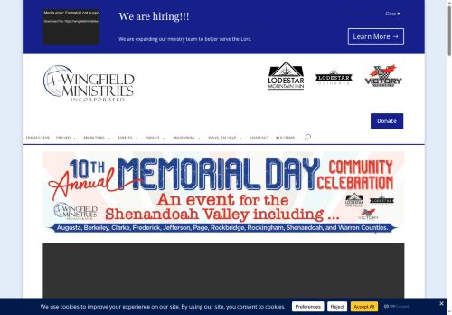 stevewingfield.org capture - 2025-05-18 03:38:16