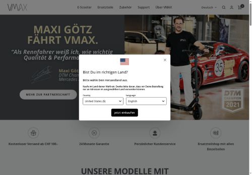 vmax-escooter.ch capture - 2025-05-18 04:48:50