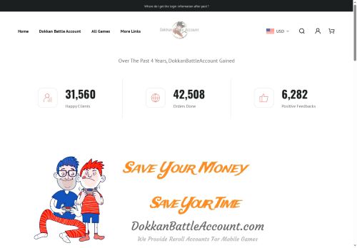 dokkanbattleaccount.com capture - 2025-05-18 05:54:35