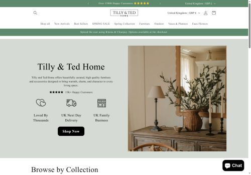 tillyandtedhomeware.com capture - 2025-05-18 06:42:49