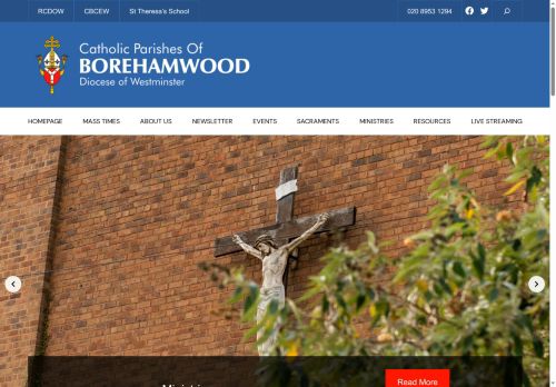 catholicparishesofborehamwood.org capture - 2025-05-18 10:05:01