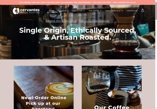 cervantescoffee.com capture - 2025-05-18 10:06:06