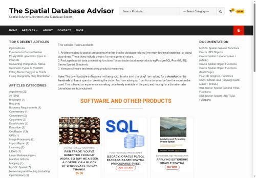 spatialdbadvisor.com capture - 2025-05-18 11:31:04