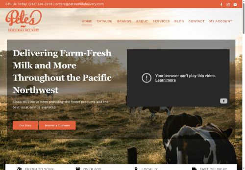 petesmilkdelivery.com capture - 2025-05-18 11:32:08