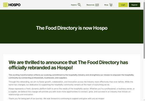 thefood.directory capture - 2025-05-18 14:53:45