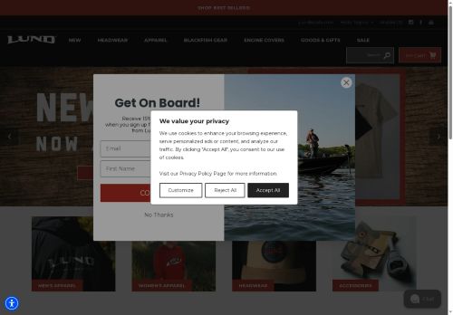 lundboatsgear.com capture - 2025-05-18 15:07:05