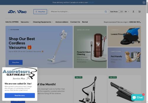 aspirateursgatineau.com capture - 2025-05-18 16:02:55