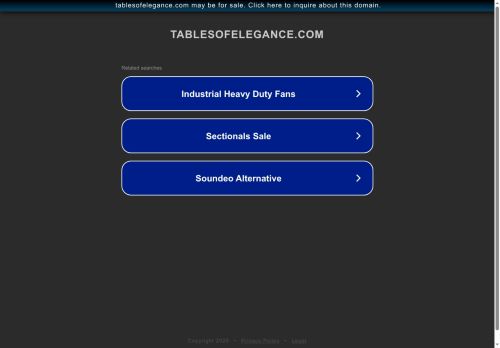 tablesofelegance.com capture - 2025-05-18 16:08:49