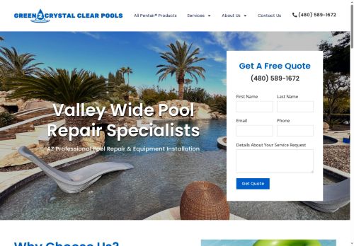 cleanpoolsaz.com capture - 2025-05-18 19:53:50
