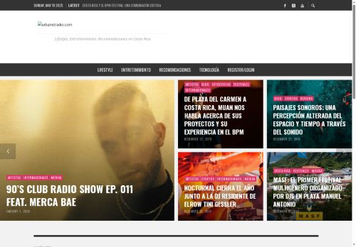 urbanetradio.com capture - 2025-05-18 21:42:43