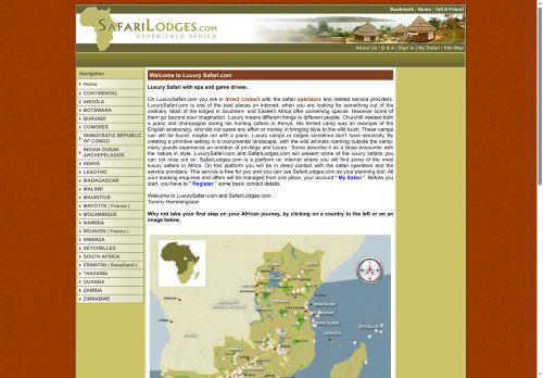 luxurysafari.com capture - 2025-05-18 23:33:56