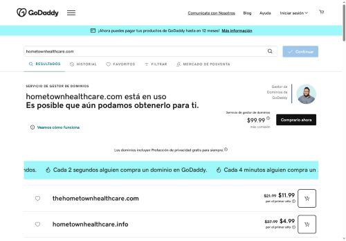 hometownhealthcare.com capture - 2025-05-19 00:08:49