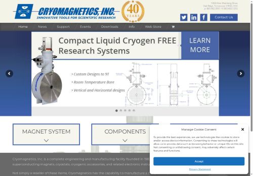 cryomagnetics.com capture - 2025-05-19 01:11:50