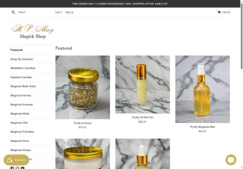 hpmaymagickshop.com capture - 2025-05-19 02:04:22