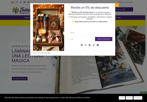 indigoregalos.com capture - 2025-05-19 03:24:34