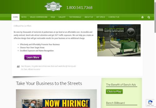 benchbillboard.com capture - 2025-05-19 06:16:45