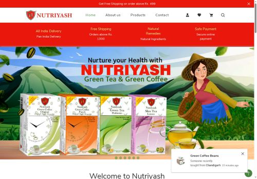 nutriyash.com capture - 2025-05-19 06:31:34
