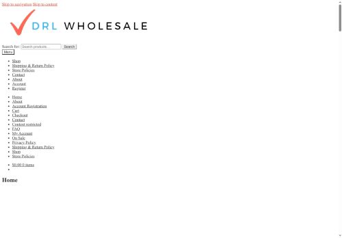 drlwholesales.com capture - 2025-05-19 07:20:46
