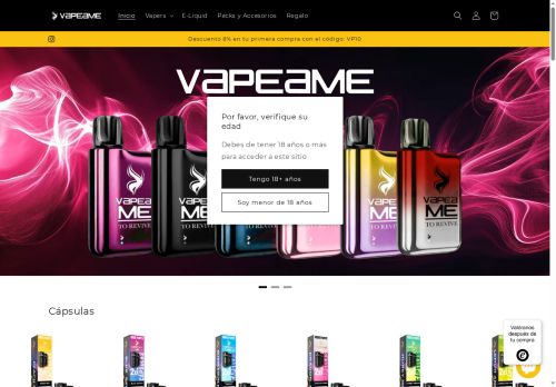 vapeame.es capture - 2025-05-19 09:33:39