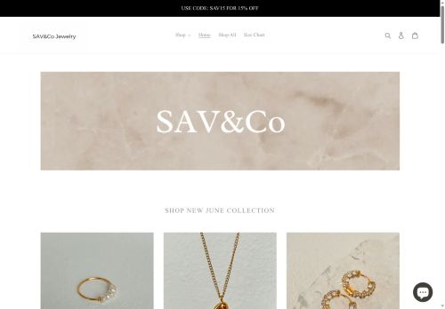 savandcojewelry.com capture - 2025-05-19 12:07:43