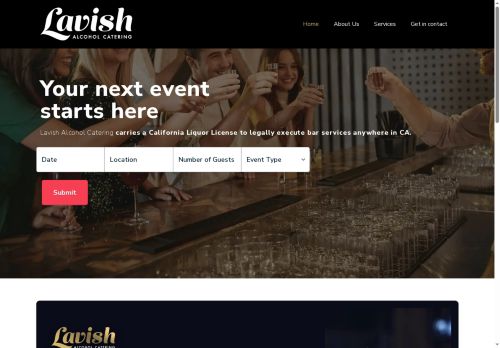 lavishalcoholcatering.com capture - 2025-05-19 13:55:47