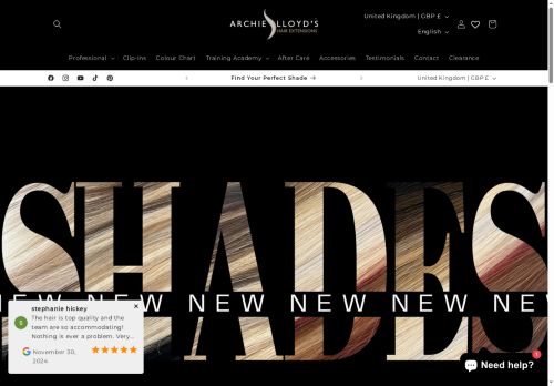 archielloydshairextensions.com capture - 2025-05-19 17:54:18