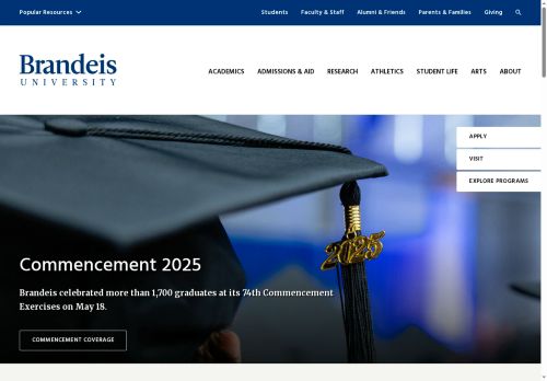 Brandeis University capture - 2025-05-19 18:05:25