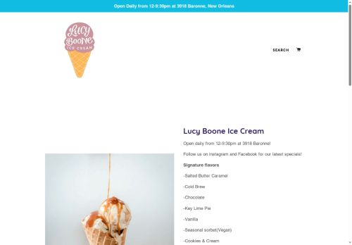 lucybooneicecream.com capture - 2025-05-19 18:45:17